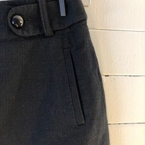 Military Style black skirt